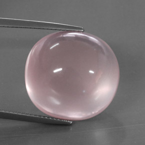 35,23 ctw natürlicher rosafarbener Rosenquarz, Transparent, Transparent / Lichtdurchlässig