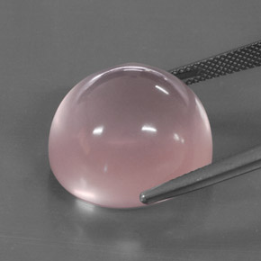 35,23 ctw natürlicher rosafarbener Rosenquarz, Transparent, Transparent / Lichtdurchlässig