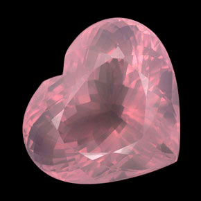 213,25 ctw natürlicher rosafarbener Rosenquarz, Transparent, Transparent / Lichtdurchlässig