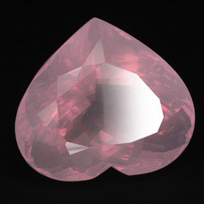 213,25 ctw natürlicher rosafarbener Rosenquarz, Transparent, Transparent / Lichtdurchlässig