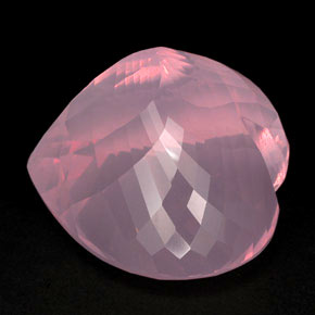 213,25 ctw natürlicher rosafarbener Rosenquarz, Transparent, Transparent / Lichtdurchlässig