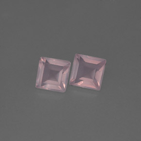  ct natürliche rosafarbener Rosenquarz-Edelsteine, Transparent, Transparent / Lichtdurchlässig