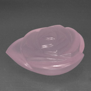 77,33 ctw natürlicher rosafarbener Rosenquarz, Transparent, Transparent / Lichtdurchlässig