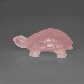 59,56 ctw natürlicher rosafarbener Rosenquarz, Transparent, Transparent / Lichtdurchlässig