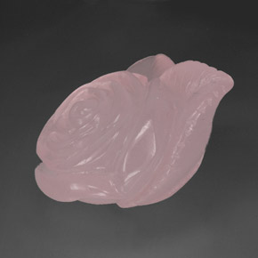 328,80 ctw natürlicher rosafarbener Rosenquarz, Transparent, Transparent / Lichtdurchlässig