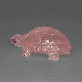 57,63 ctw natürlicher rosafarbener Rosenquarz, Transparent, Transparent / Lichtdurchlässig