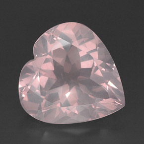 14,43 ctw natürlicher rosafarbener Rosenquarz, Transparent, Transparent / Lichtdurchlässig