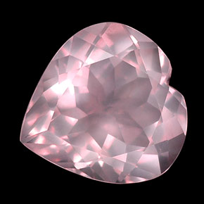15,79 ctw natürlicher rosafarbener Rosenquarz, Transparent, Transparent / Lichtdurchlässig