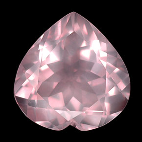 15,79 ctw natürlicher rosafarbener Rosenquarz, Transparent, Transparent / Lichtdurchlässig