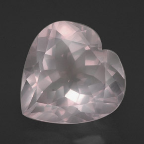 15,03 ctw natürlicher rosafarbener Rosenquarz, Transparent, Transparent / Lichtdurchlässig