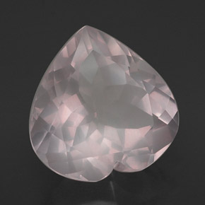 15,03 ctw natürlicher rosafarbener Rosenquarz, Transparent, Transparent / Lichtdurchlässig