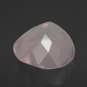 16,23 ctw natürlicher rosafarbener Rosenquarz, Transparent, Transparent / Lichtdurchlässig