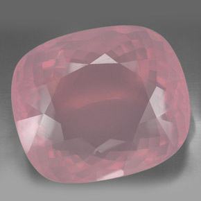 267,60 ctw natürlicher rosafarbener Rosenquarz, Transparent, Transparent / Lichtdurchlässig