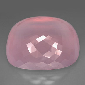 267,60 ctw natürlicher rosafarbener Rosenquarz, Transparent, Transparent / Lichtdurchlässig