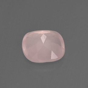 0,76 ctw natürlicher rosafarbener Rosenquarz, Transparent, Transparent / Lichtdurchlässig