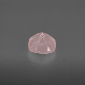 0,90 ctw natürlicher rosafarbener Rosenquarz, Transparent, Transparent / Lichtdurchlässig