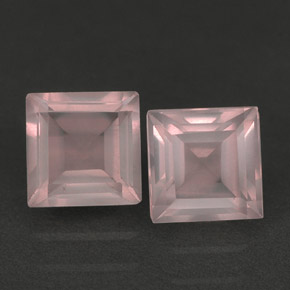  ct natürliche rosafarbener Rosenquarz-Edelsteine, Transparent, Transparent / Lichtdurchlässig