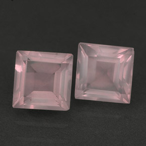  ct natürliche rosafarbener Rosenquarz-Edelsteine, Transparent, Transparent / Lichtdurchlässig