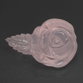 36,00 ctw natürlicher rosafarbener Rosenquarz, Transparent, Transparent / Lichtdurchlässig