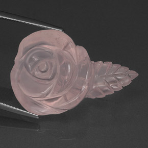 36,00 ctw natürlicher rosafarbener Rosenquarz, Transparent, Transparent / Lichtdurchlässig