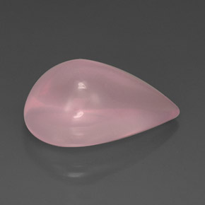 26,30 ctw natürlicher rosafarbener Rosenquarz, Transparent, Transparent / Lichtdurchlässig