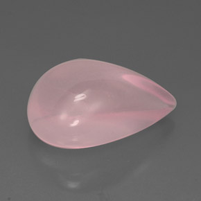 16,86 ctw natürlicher rosafarbener Rosenquarz, Transparent, Transparent / Lichtdurchlässig