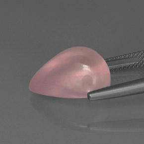 9,17 ctw natürlicher Pink Rosenquarz, Transparent, Transparent / Lichtdurchlässig