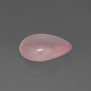 7,49 ctw natürlicher rosafarbener Rosenquarz, Transparent, Transparent / Lichtdurchlässig