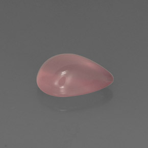 5,75 ctw natürlicher rosafarbener Rosenquarz, Transparent, Transparent / Lichtdurchlässig