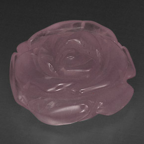 58,19 ctw natürlicher rosafarbener Rosenquarz, Transparent, Transparent / Lichtdurchlässig