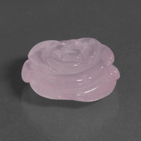 9,17 ctw natürlicher Kaugummi Rosa Rosenquarz, Ausgefallene Form, Lichtdurchlässig