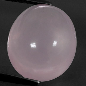 7,29 ctw natürlicher rosafarbener Rosenquarz, Transparent, Transparent / Lichtdurchlässig