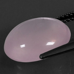 7,29 ctw natürlicher rosafarbener Rosenquarz, Transparent, Transparent / Lichtdurchlässig