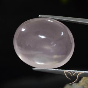 9,17 ctw natürlicher Sehr helles Rosa Rosenquarz, Oval, Transparent