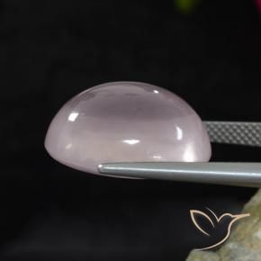 9,17 ctw natürlicher Sehr helles Rosa Rosenquarz, Oval, Transparent