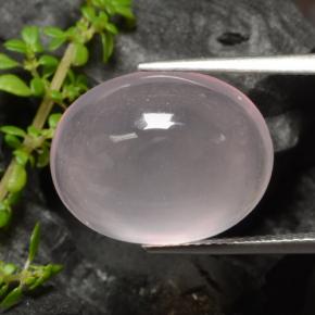 12,96 ctw natürlicher rosafarbener Rosenquarz, Transparent, Transparent / Lichtdurchlässig