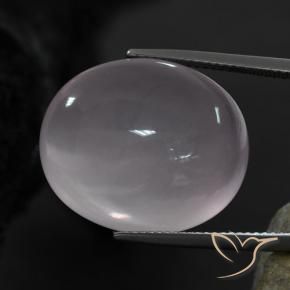 9,17 ctw natürlicher Sehr helles Rosenrosa Rosenquarz, Oval, Transparent