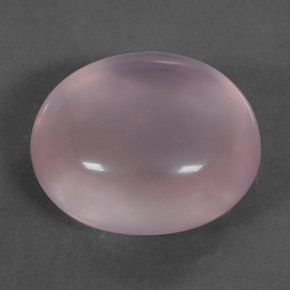 35,78 ctw natürlicher rosafarbener Rosenquarz, Oval Schliff, Transparent