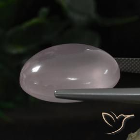 9,17 ctw natürlicher rose-rosa Rosenquarz, Oval, Transparent
