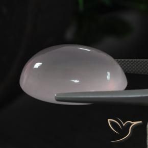 9,17 ctw natürlicher Sehr helles Rosa Rosenquarz, Oval, Transparent