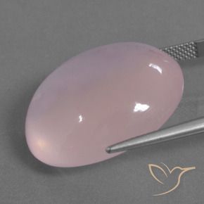 9,17 ctw natürlicher hellrose-rosa Rosenquarz, Oval, Transparent / Lichtdurchlässig