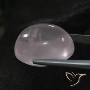 9,17 ctw natürlicher Sehr helles Rosa Rosenquarz, Oval, Transparent