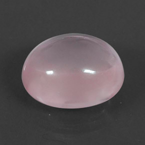 8,60 ctw natürlicher rosafarbener Rosenquarz, Oval Schliff, Transparent