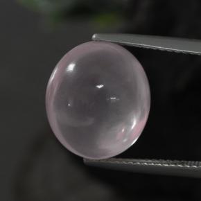 11,10 ctw natürlicher rosafarbener Rosenquarz, Oval Schliff, Transparent