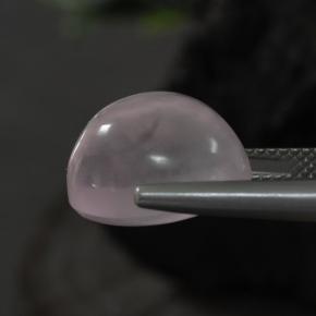 11,10 ctw natürlicher rosafarbener Rosenquarz, Oval Schliff, Transparent