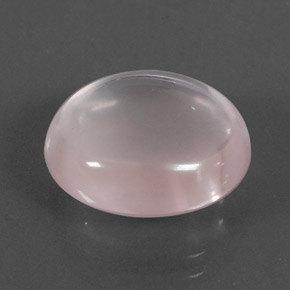 8,29 ctw natürlicher rosafarbener Rosenquarz, Oval Schliff, Transparent