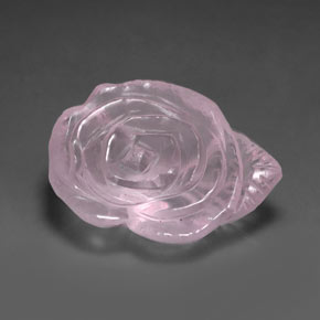 27,23 ctw natürlicher rosafarbener Rosenquarz, Transparent, Transparent / Lichtdurchlässig