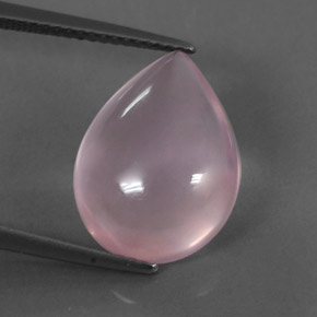 8,15 ctw natürlicher rosafarbener Rosenquarz, Transparent, Transparent / Lichtdurchlässig