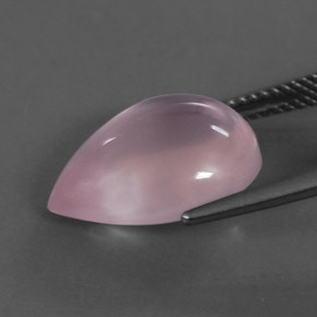 8,15 ctw natürlicher rosafarbener Rosenquarz, Transparent, Transparent / Lichtdurchlässig