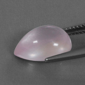 4,62 ctw natürlicher rosafarbener Rosenquarz, Transparent, Transparent / Lichtdurchlässig